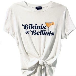 Wild fox Bikinis & Bellinis tee Size M & L